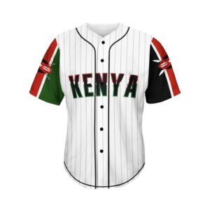 Kenya Baseball Jersey (Unisex)
